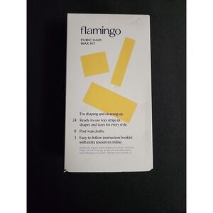 Flamingo Pubic Hair Wax Kit With Ready To‎ Use Wax Strips